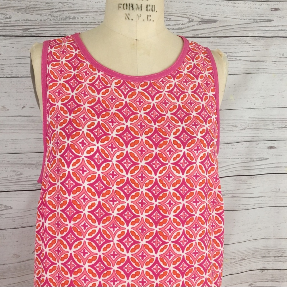 Mud Pie Mod Retro Print Shift Dress - image 2